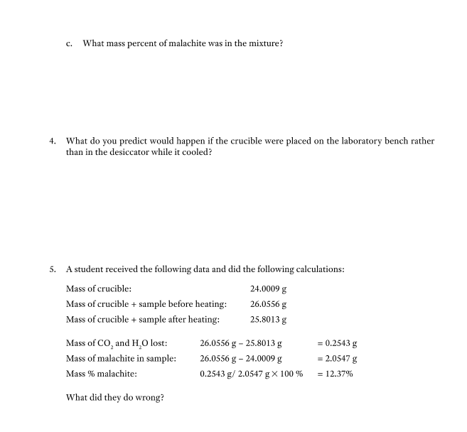 Solved You must show all work for the calculations in order | Chegg.com