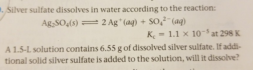 does chromium sulfate dissolved in water