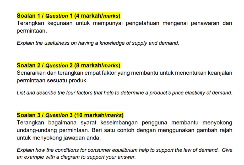 Solved Soalan 1 Question 1 4 Markah Marks Terangkan Chegg Com