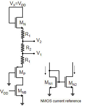 Solved A voltage reference circuit is shown below to be used | Chegg.com