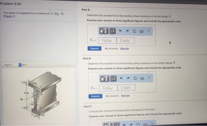 Solved Problem 6.60 Part A The Beam Is Subjected To A Moment | Chegg.com