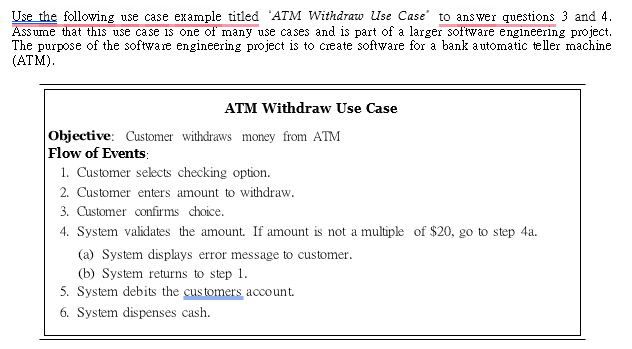 Solved Create a use case diagram for the ATM | Chegg.com