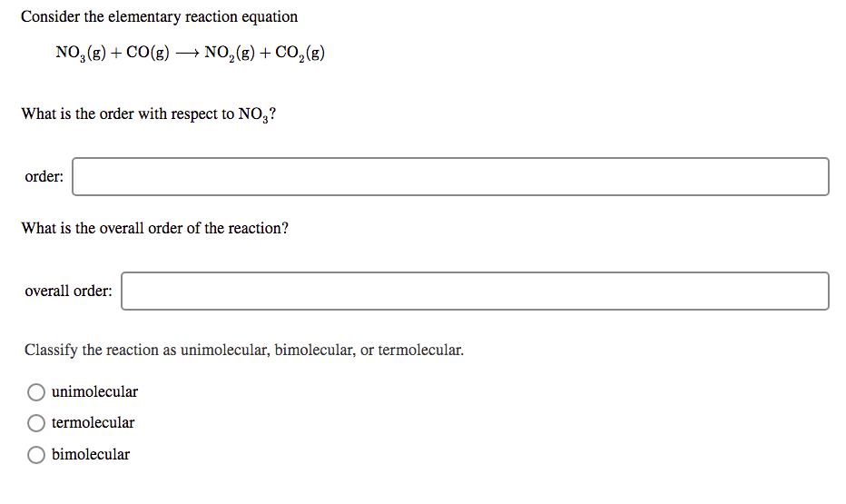 Solved The rate of a certain reaction was studied at various | Chegg.com