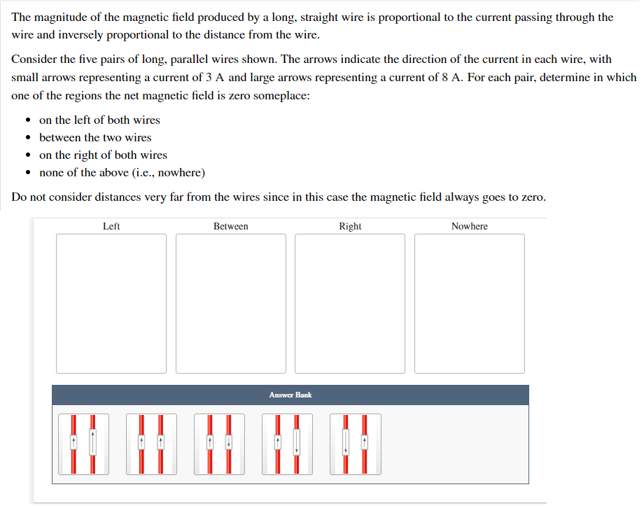 Solved The magnitude of the magnetic field produced by a | Chegg.com