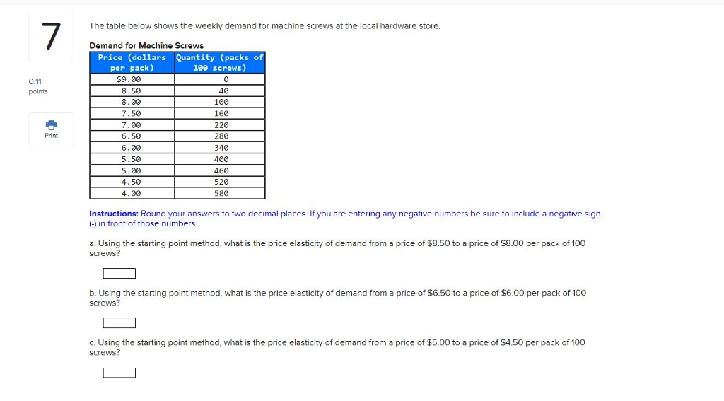 Solved The table below shows the weekly demand for machine | Chegg.com