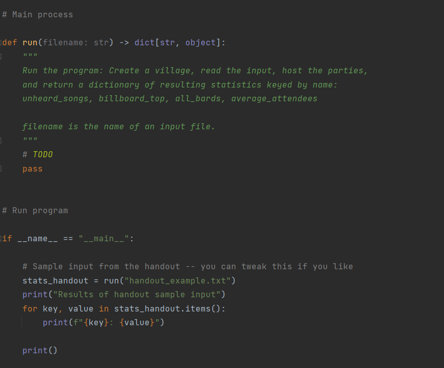 Solved Python Question: Q2: A Bard Day’s | Chegg.com
