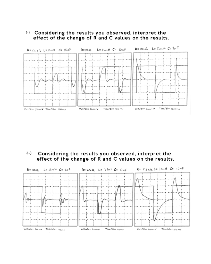 Solved 1 Considering The Results You Observed Interpre Chegg Com