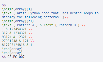 Solved $$ \begin{array}{1} \text { Write Python code that | Chegg.com