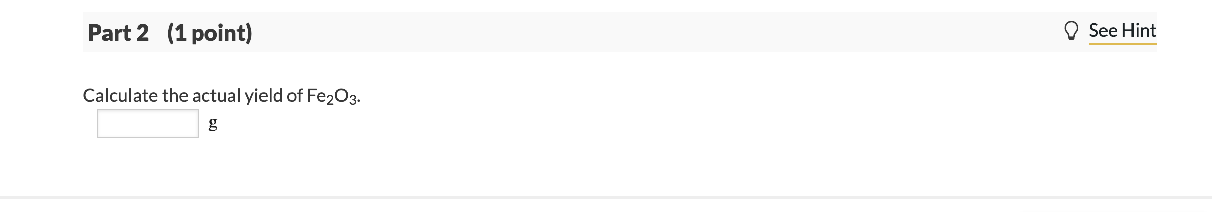 Solved e See page 306 05 Question (2 points) 0.150g of Fe304 | Chegg.com