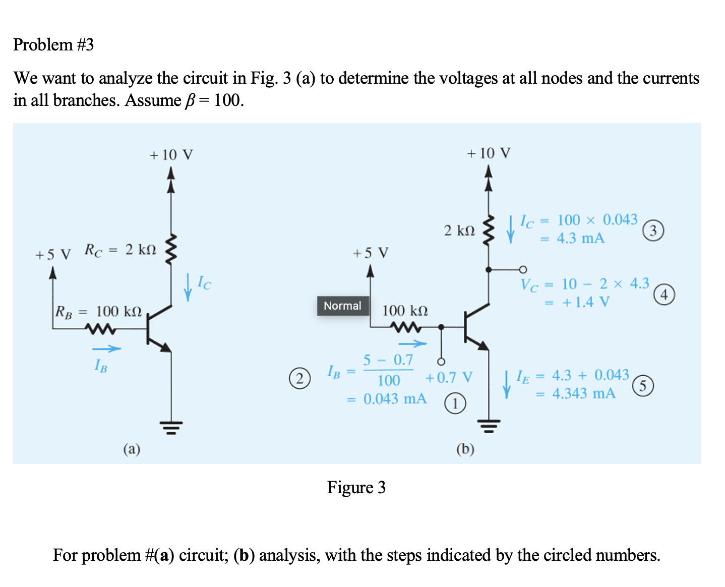 Solved We want to analyze the circuit in Fig. 3 (a) to | Chegg.com