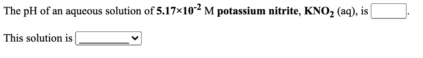 what is the ph of 0.10 m aqueous nacl solution