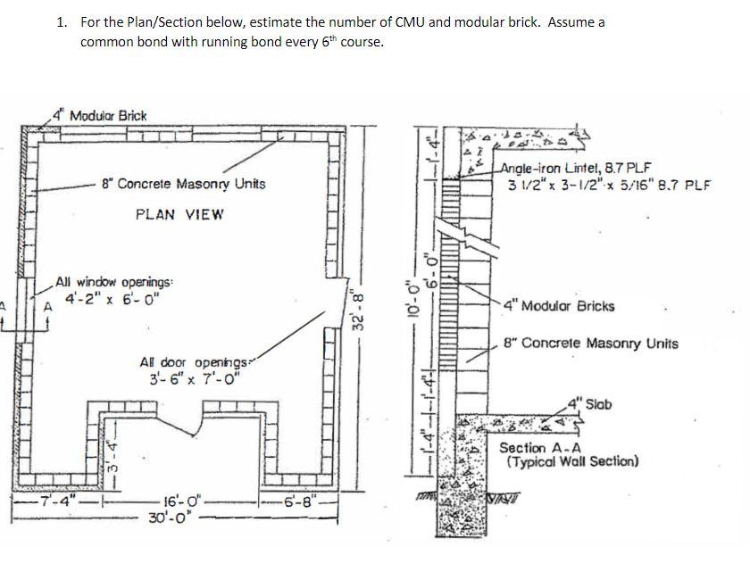 Modular CMU Construction - Rough Opening Size For Double Door