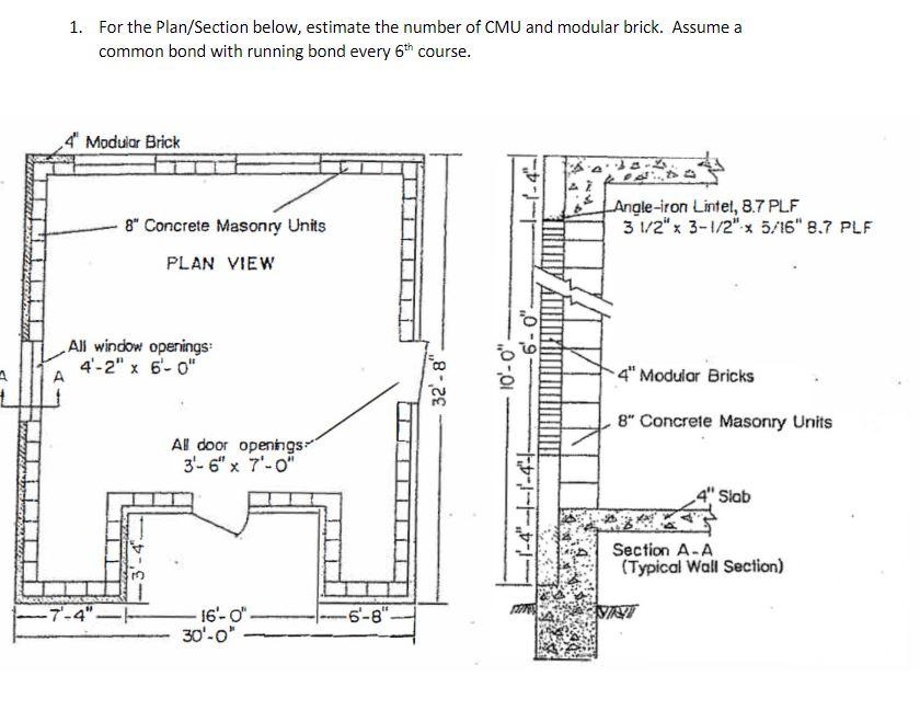 Modular CMU Construction - Rough Opening Size For Double Door - Structural  engineering general discussion - Eng-Tips