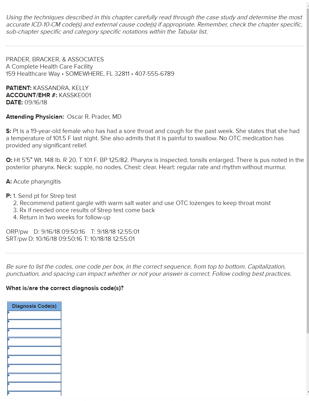 2023 icd 10 code for sore throat