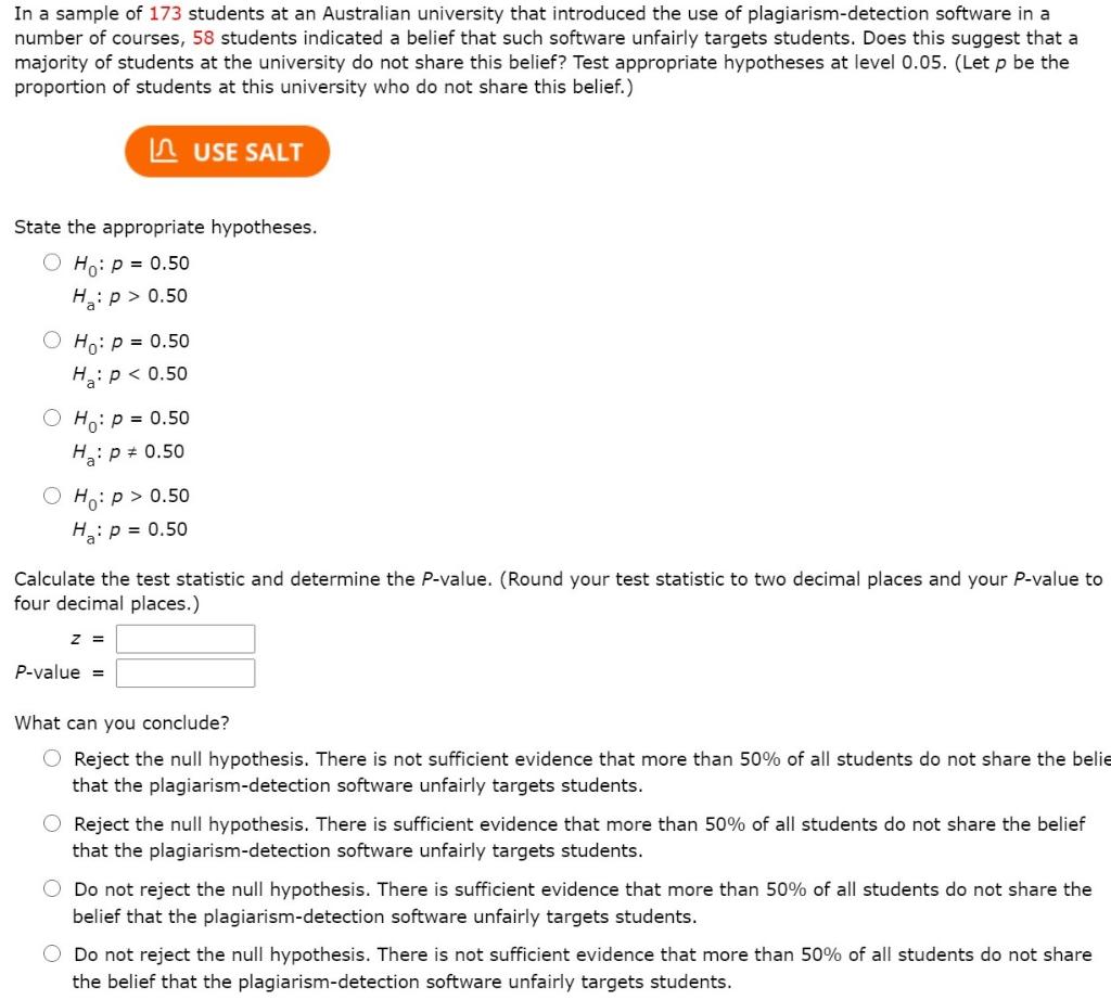 solved-in-a-sample-of-173-students-at-an-australian-chegg