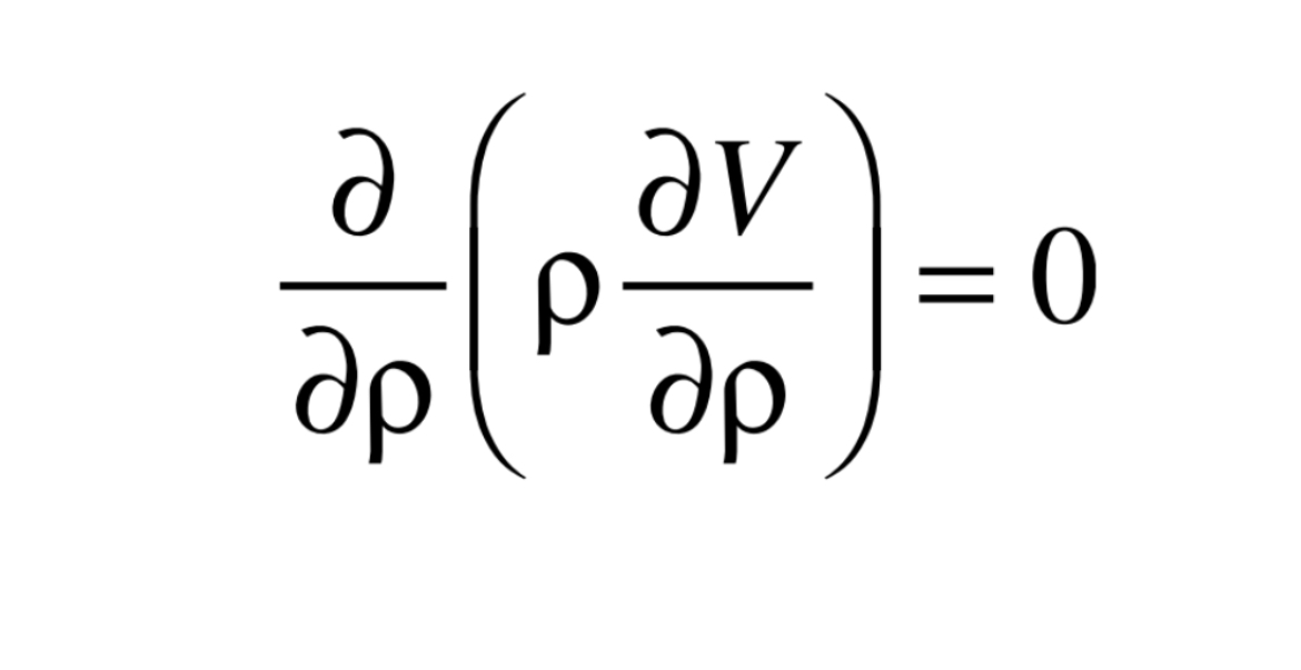 Solved ∂ρ∂(ρ∂ρ∂V)=0 | Chegg.com