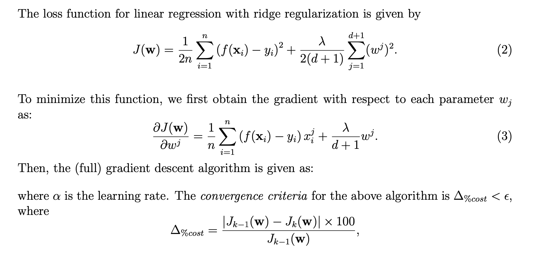 Solved 1 Linear regression In this section, you will | Chegg.com