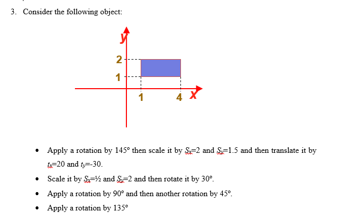 Solved 3. Consider the following object: 2 1 1 • Apply a | Chegg.com
