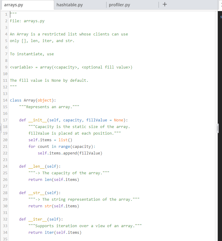 Solved Programming Exercise 11.1 + Instructions arrays.py | Chegg.com