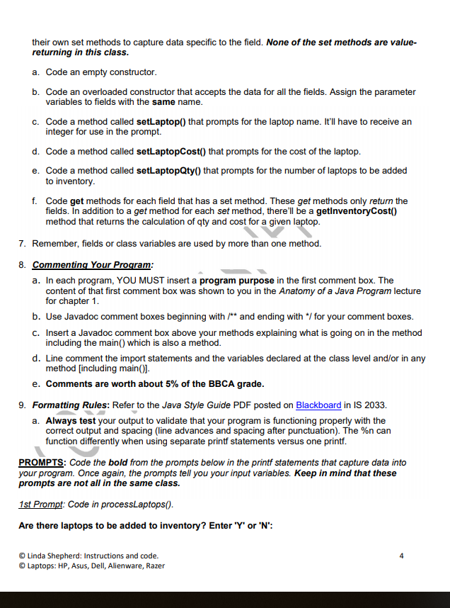 Solved IS 2033 - BBCA4 ASSIGNMENT TOTAL POINTS: 100 CODE | Chegg.com