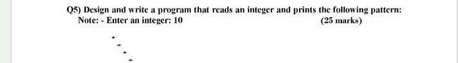 Solved (5) Design and write a program that reads an integer | Chegg.com