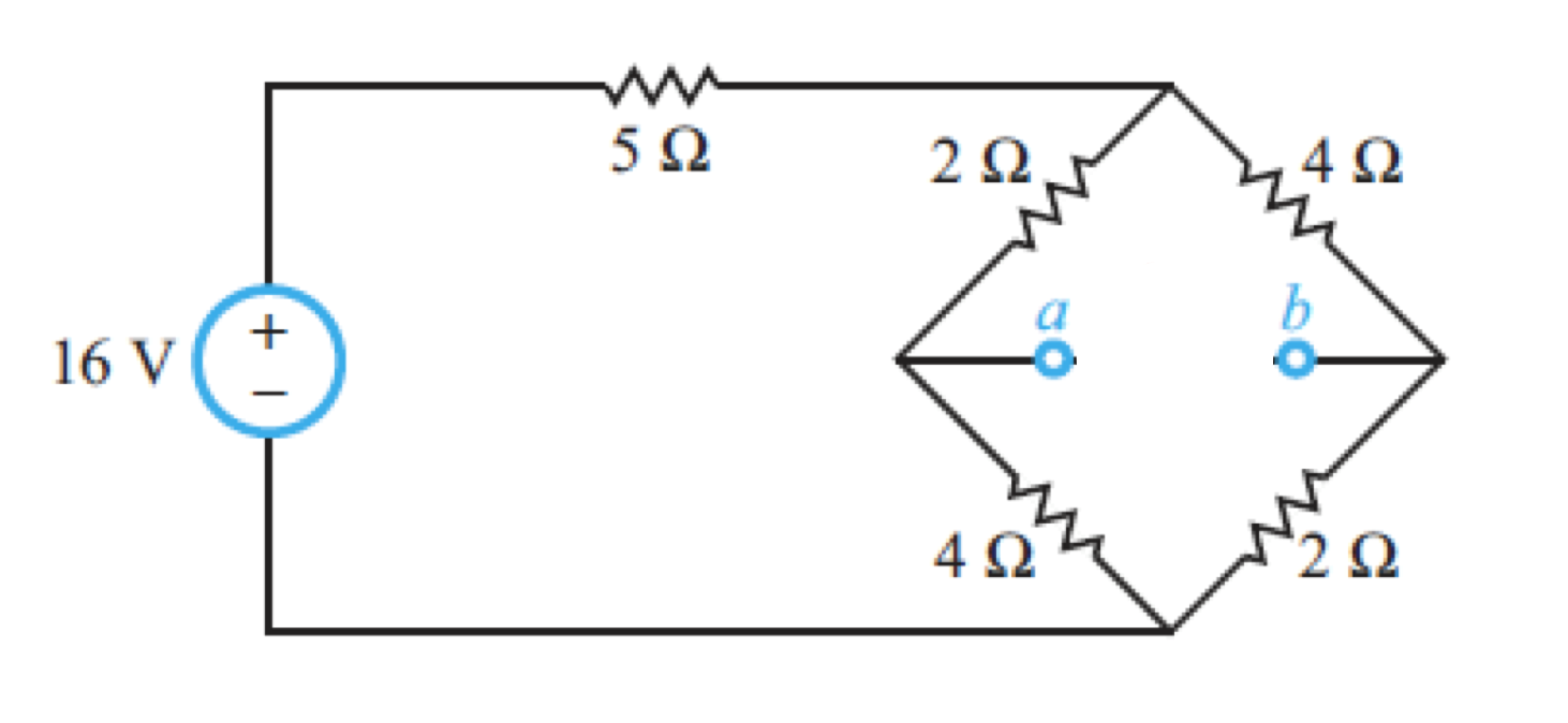 Solved Find the Thevenin Voltage (VTh) for the following | Chegg.com