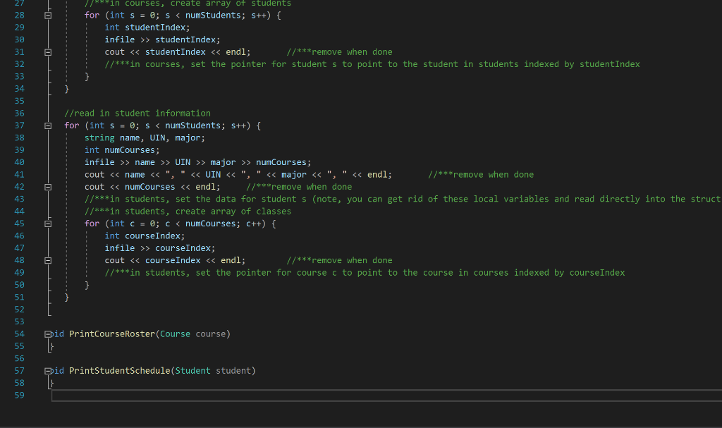 Solved You are to create a program to manage information for | Chegg.com