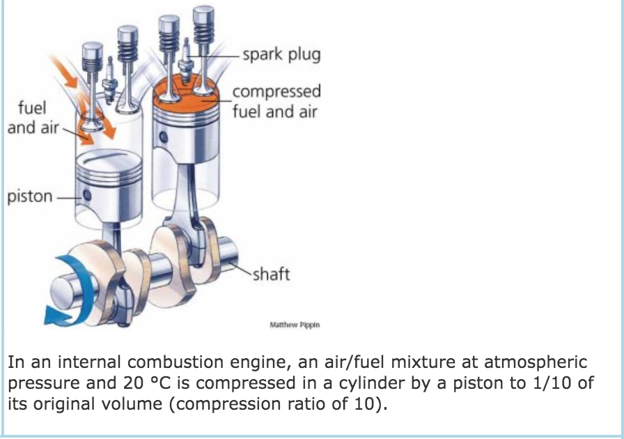 what do 4 cycle engines mix in with gasoline during combustion