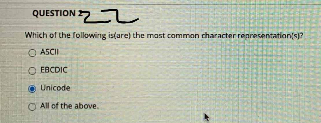 Solved QUESTION 22 Which of the following is(are) the most | Chegg.com