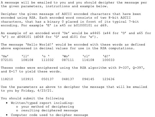 A message will be emailed to you and you should | Chegg.com