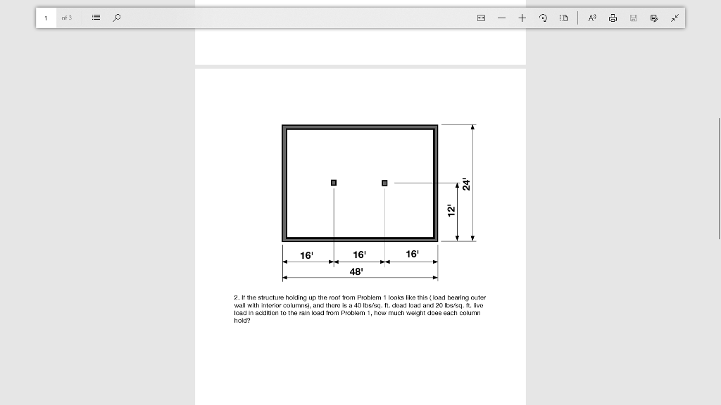 Homework 3 Structures I ARC 3904 Scuppers 48' 1. The | Chegg.com