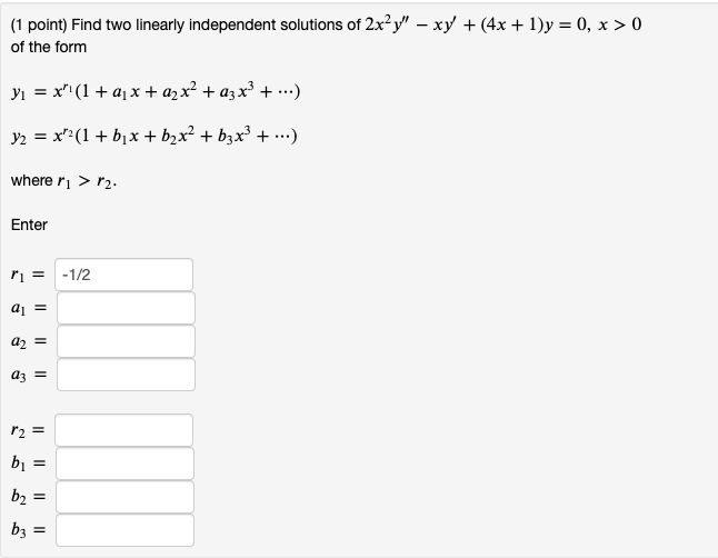 solved-find-two-linearly-independent-solutions-of-chegg