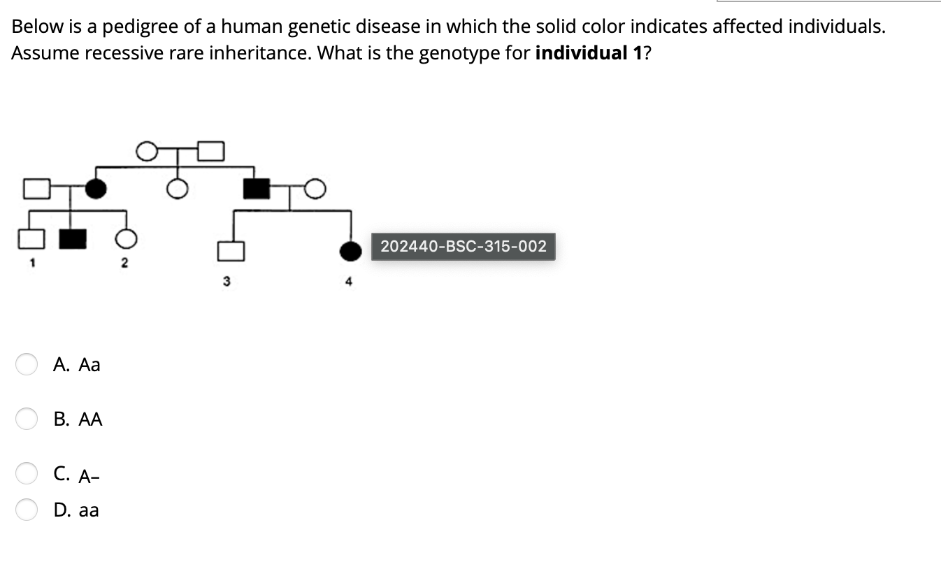 Solved Below is a pedigree of a human genetic disease in | Chegg.com, image size:1346x834