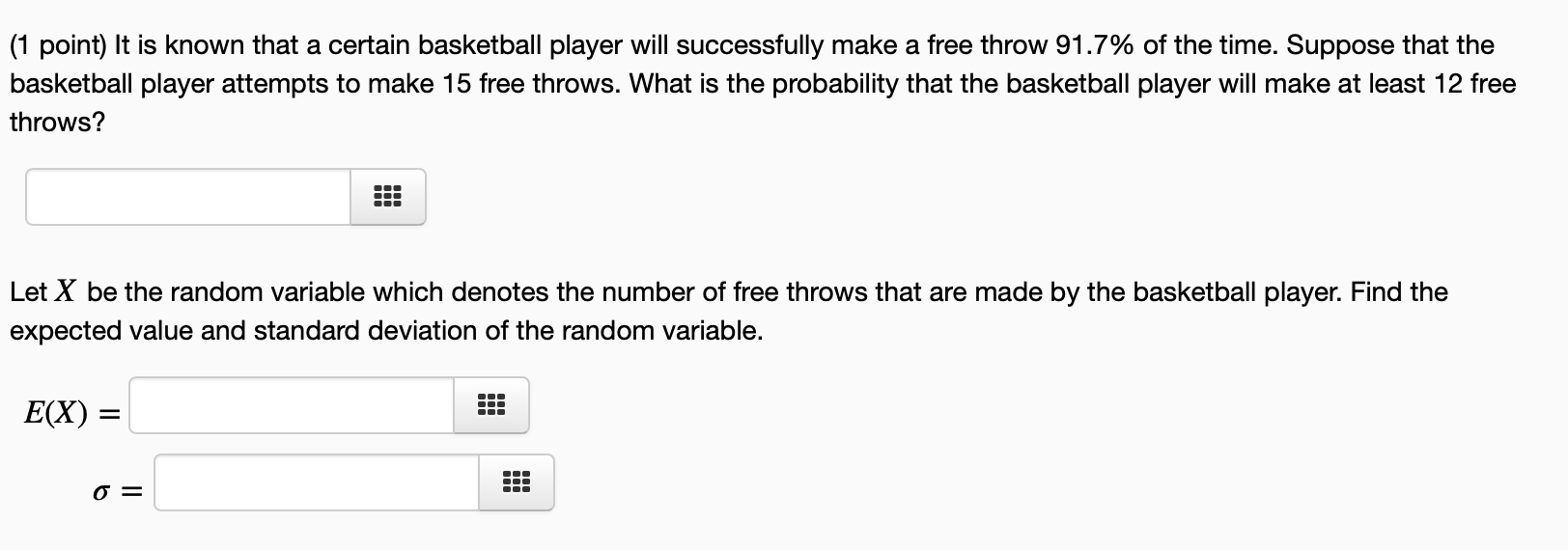 Solved It Is Known That A Certain Basketball Player Will Chegg Solved It Is Known That A Certain Basketball Player Will Chegg