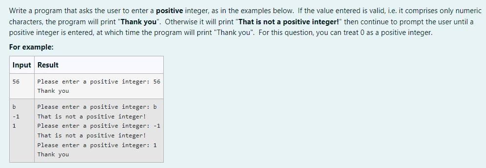 Solved Write a program that asks the user to enter a | Chegg.com
