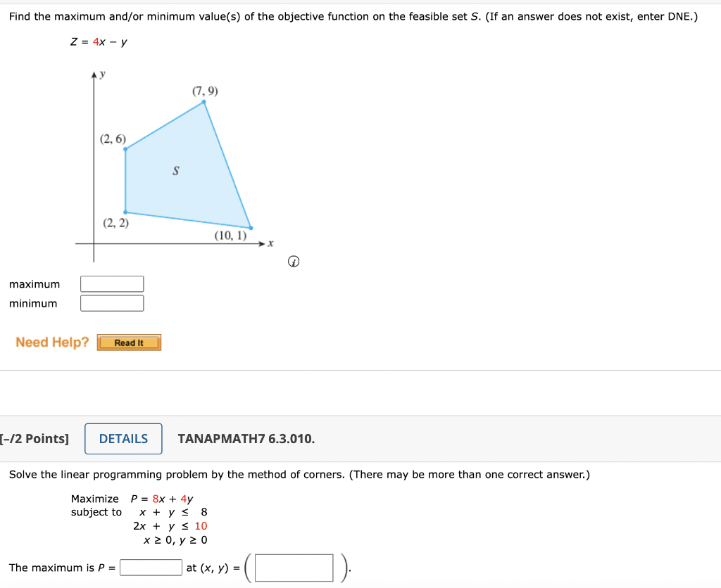 Solved Find the maximum and/or minimum value(s) of the | Chegg.com