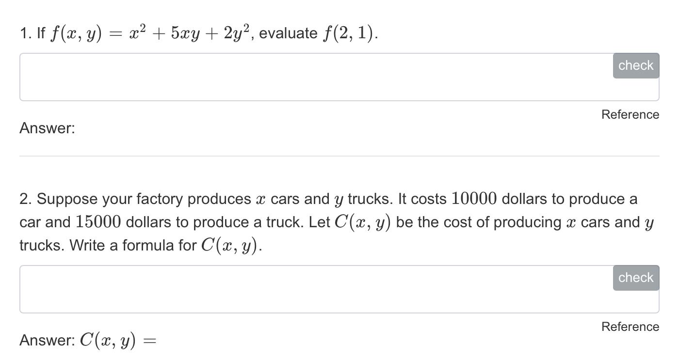 Solved 27777. If f(x, y) = x2777 + 2777xy + 2777y?, evaluate f(2777, 27777).  Chegg.com