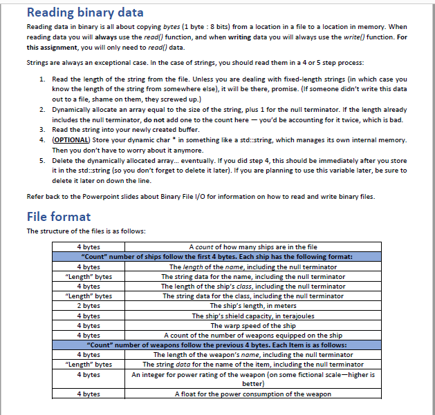 Overview In this assignment, you are going to load a | Chegg.com