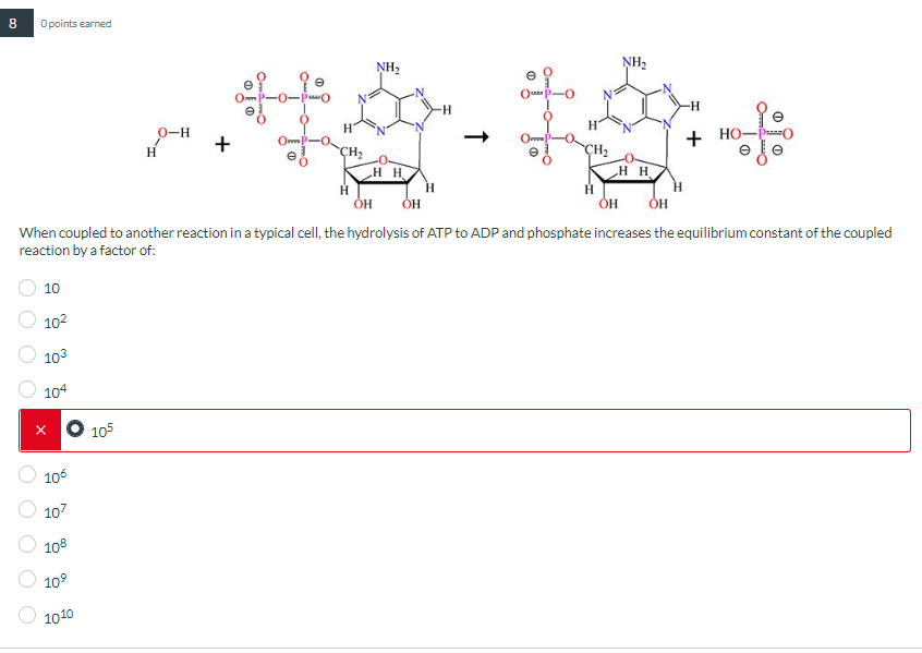 When coupled to another reaction in a typical cell,