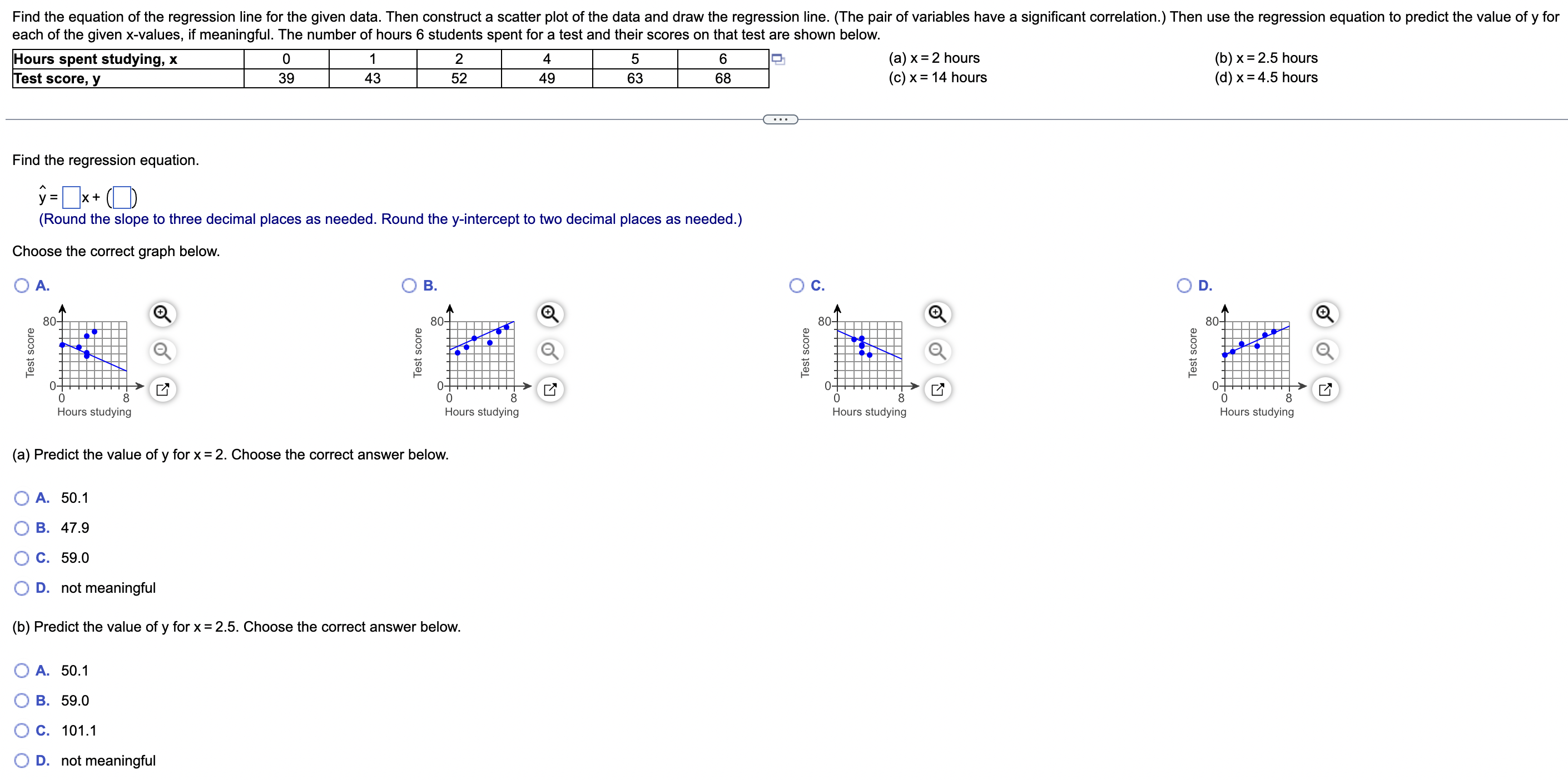 solved-a-x-2-hours-b-x-2-5-hours-c-x-14-hours-d-chegg