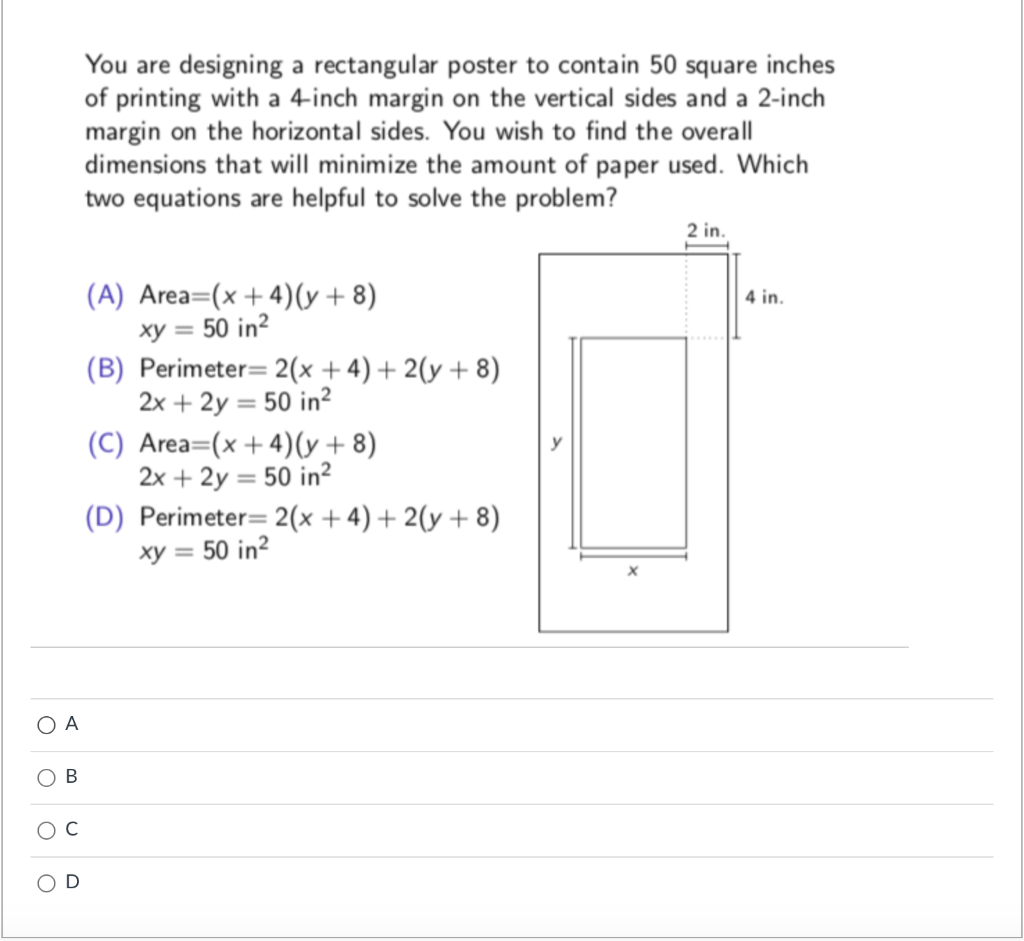 solved-you-are-designing-a-rectangular-poster-to-contain-50-chegg