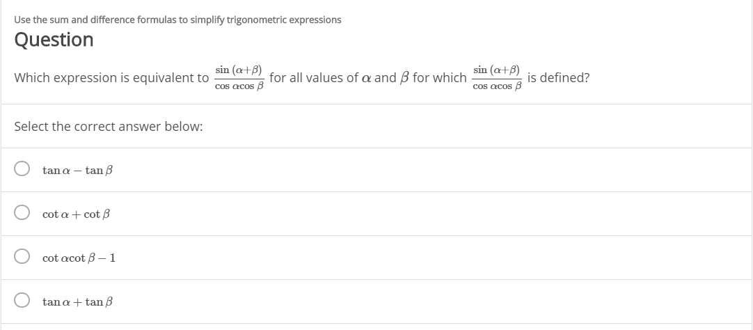 Solved Use The Sum And Difference Formulas To Simplify Chegg Solved Use The Sum And Difference Formulas To Simplify Chegg