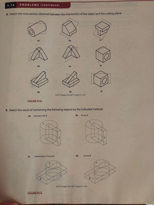 Solved 3.16 PROBLEMS ICONTINUED s. Sketch the cross section | Chegg.com