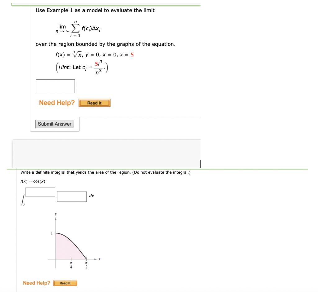 Solved Use Example 1 As A Model To Evaluate The Limit Lim | Chegg.com