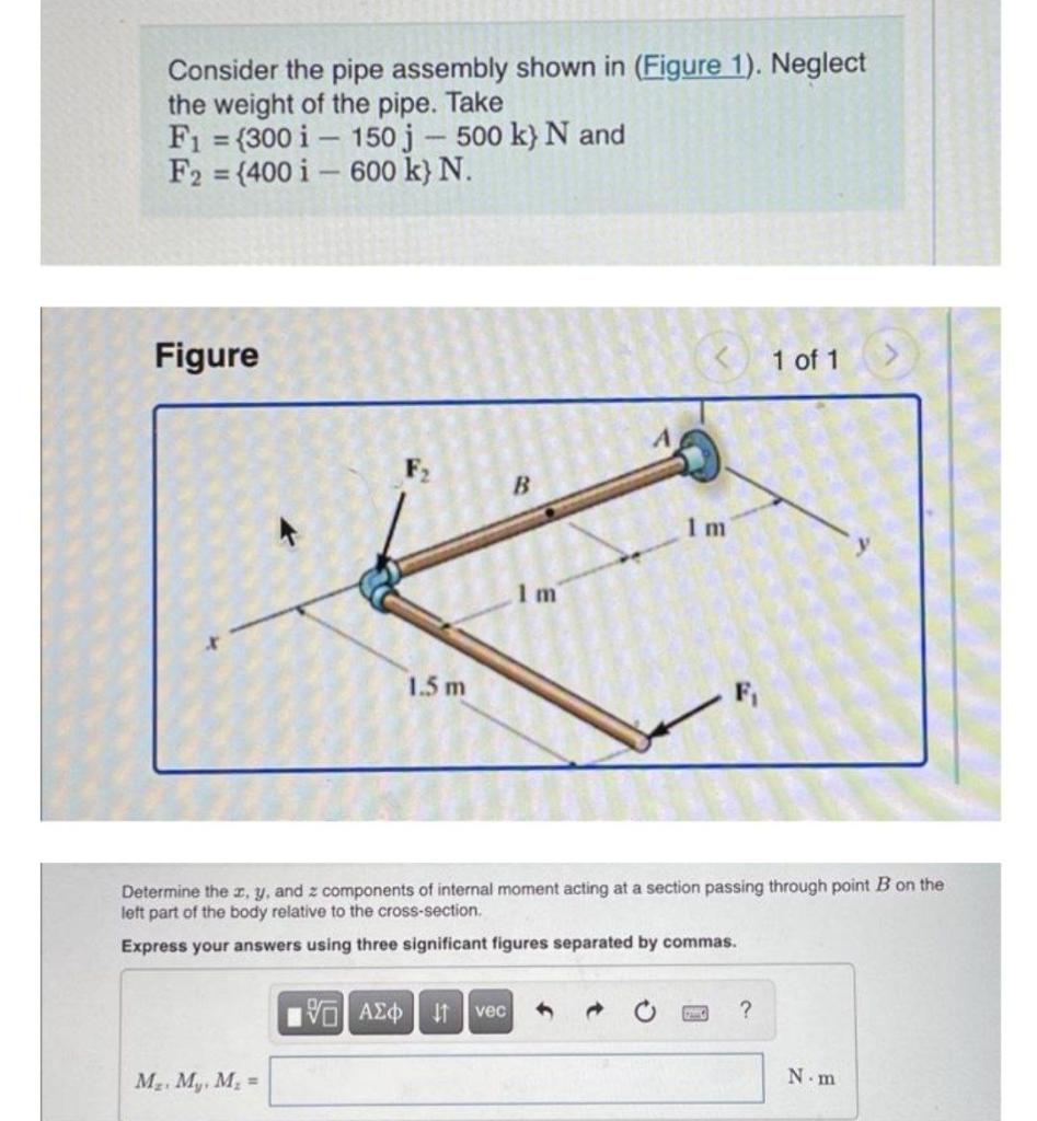 Solved Consider The Pipe Assembly Shown In (Figure 1). | Chegg.com