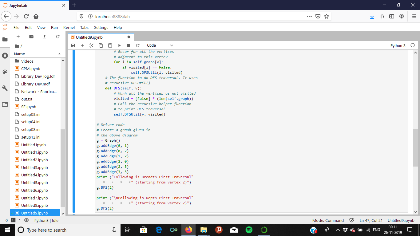 Solved Submission Question Recursion Trees Depth First Search Breadth First Search Write Python P Q