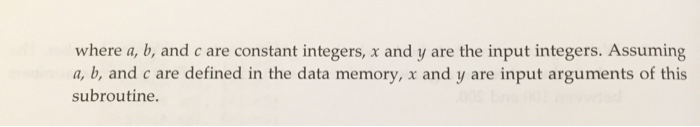 17 Write An Assembly Subroutine Named F That Chegg 17 Write An Assembly Subroutine Named F That Chegg