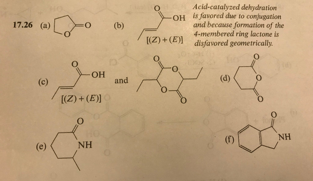 Solved Please Show The Mechanism To Solving These Types Of | Chegg.com