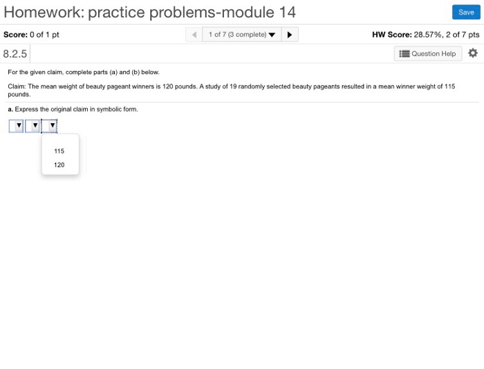 Solved Homework: practice problems-module 14 Score: 0 of 1 | Chegg.com