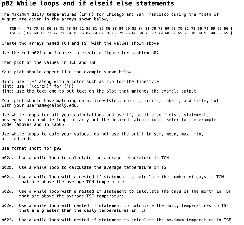 Solved *<em>MATLAB</em> P02D!!!! How do I get this code to list | Chegg.com